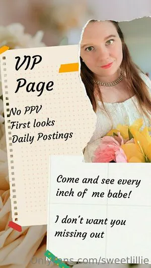 Sweetlillie OnlyFans Leaked Free Thumbnail Picture - #ilFUgy9jd5