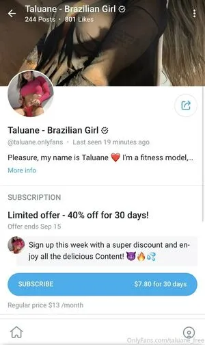 Taluane Free OnlyFans Leaked Free Thumbnail Picture - #cRnT5WoQUX