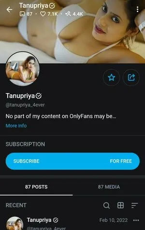 Tanupriya OnlyFans Leaked Free Thumbnail Picture - #RIYhY3ZuBW