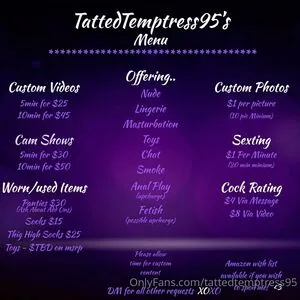 Tattedtemptress95 OnlyFans Leaked Free Thumbnail Picture - #wM2WxWa4LT