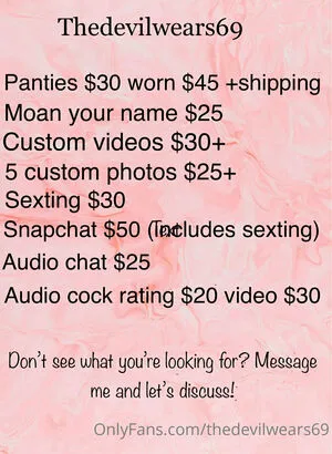 Thedevilwears69 OnlyFans Leaked Free Thumbnail Picture - #TLpzdbCdu1