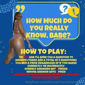 Therealchocolateminnie OnlyFans Leaked Free Thumbnail Picture - #DJxiI2v5z9