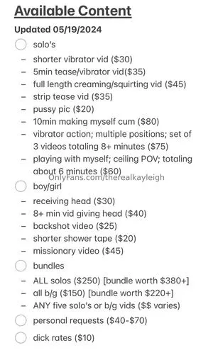 Therealkayleigh OnlyFans Leaked Free Thumbnail Picture - #BK8Vkf9Cg8
