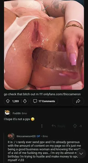 Thiccameron OnlyFans Leaked Free Thumbnail Picture - #DvqAVcgbx1
