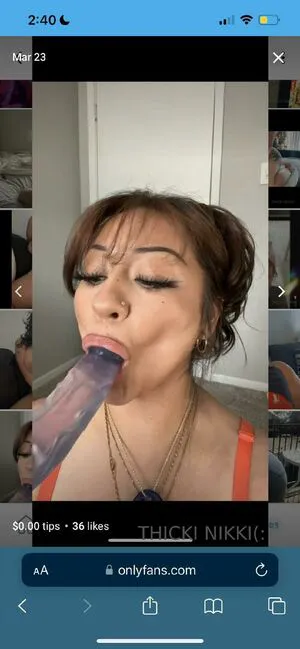 Thicki Nikki OnlyFans Leaked Free Thumbnail Picture - #Gt1R5sc6qG