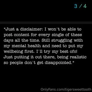 Tigersweettooth OnlyFans Leaked Free Thumbnail Picture - #i29J35nLPA