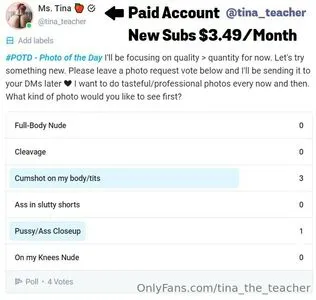Tina The Teacher OnlyFans Leaked Free Thumbnail Picture - #kZqhXaIEBv