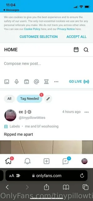 Tinypillowtitties OnlyFans Leaked Free Thumbnail Picture - #2wrBuK3l74