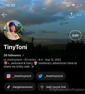 Tinytoni OnlyFans Leaked Free Thumbnail Picture - #NAURYtrZdJ