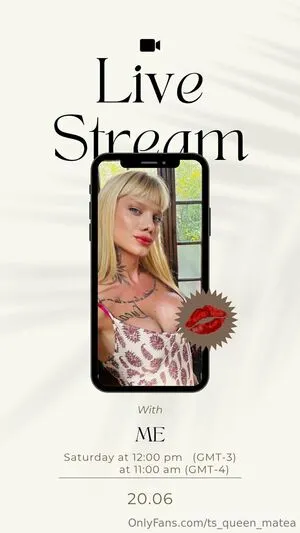 Ts Queen Matea OnlyFans Leaked Free Thumbnail Picture - #VbMfmDNZT6