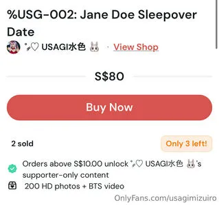 Usagimizuiro OnlyFans Leaked Free Thumbnail Picture - #dYnEERQzuq