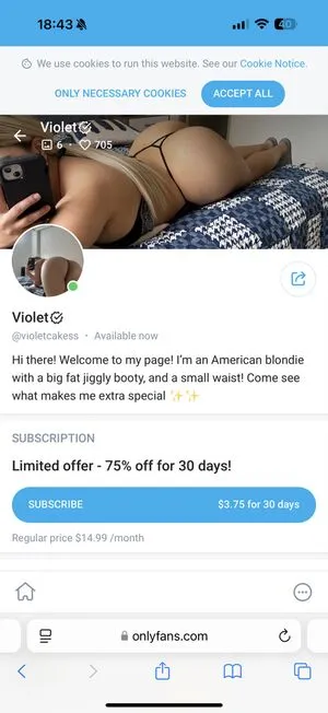 Violetcakeyy OnlyFans Leaked Free Thumbnail Picture - #rAfqsOp1WD
