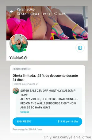 Yelahia Gfree OnlyFans Leaked Free Thumbnail Picture - #zZqiVgLZzX