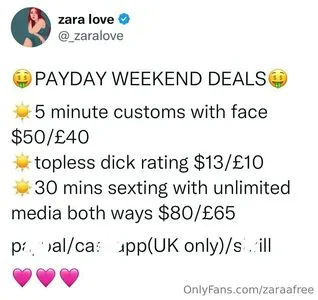 Zaraafree OnlyFans Leaked Free Thumbnail Picture - #NNxNfEaklY